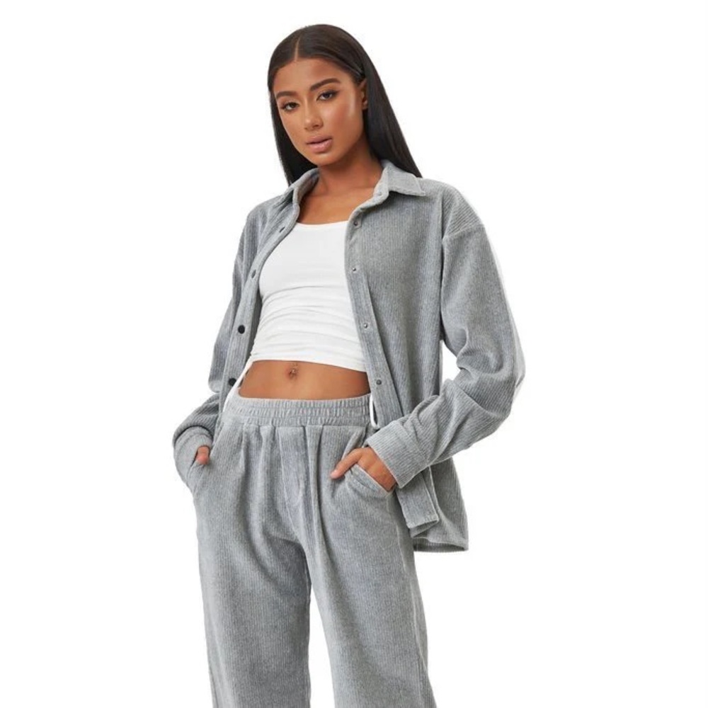 Two piece corduroy woody jacket and pants